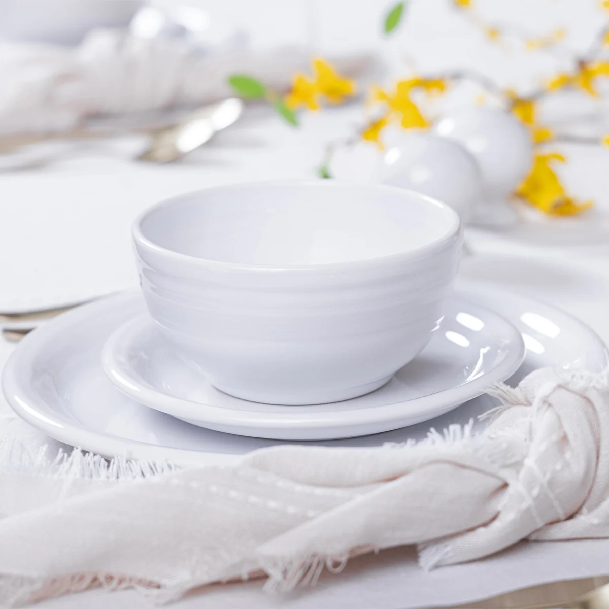 Bistro Coupe 12-Piece Dinnerware Set, Service for 4 - Image 3