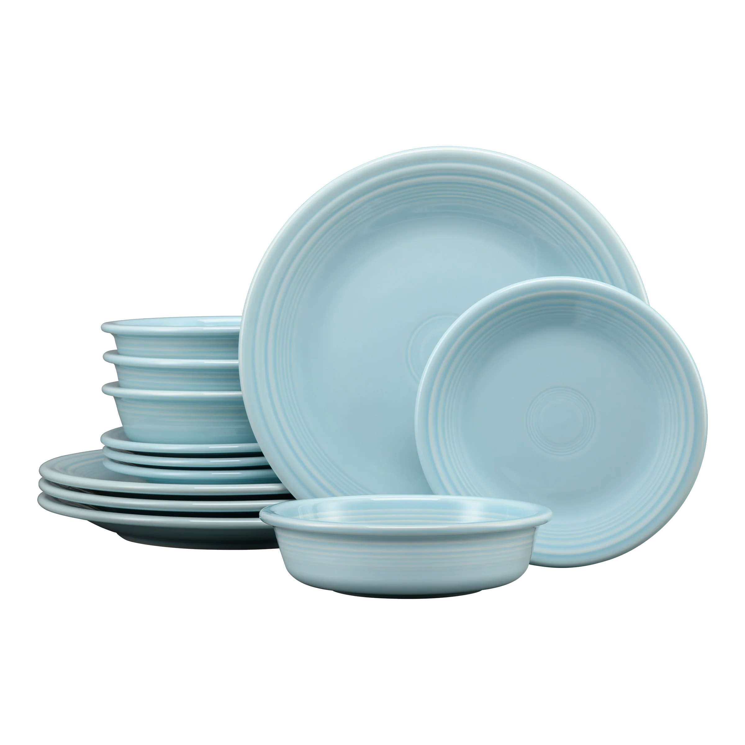 Classic Rim 12-Piece Dinnerware Set, Service for 4 - Image 12