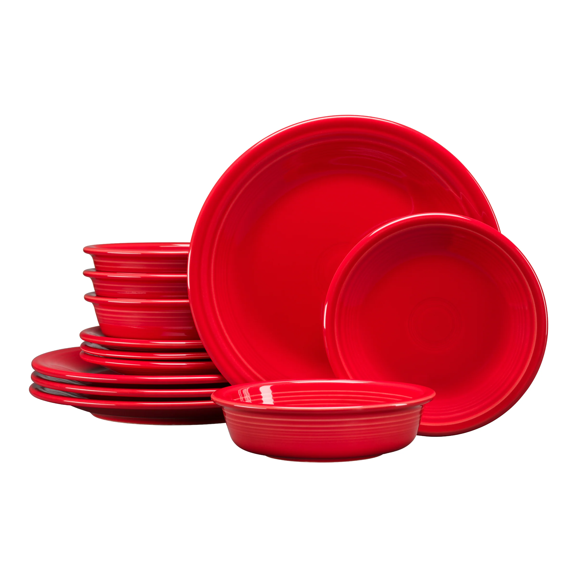 Classic Rim 12-Piece Dinnerware Set, Service for 4 - Image 8