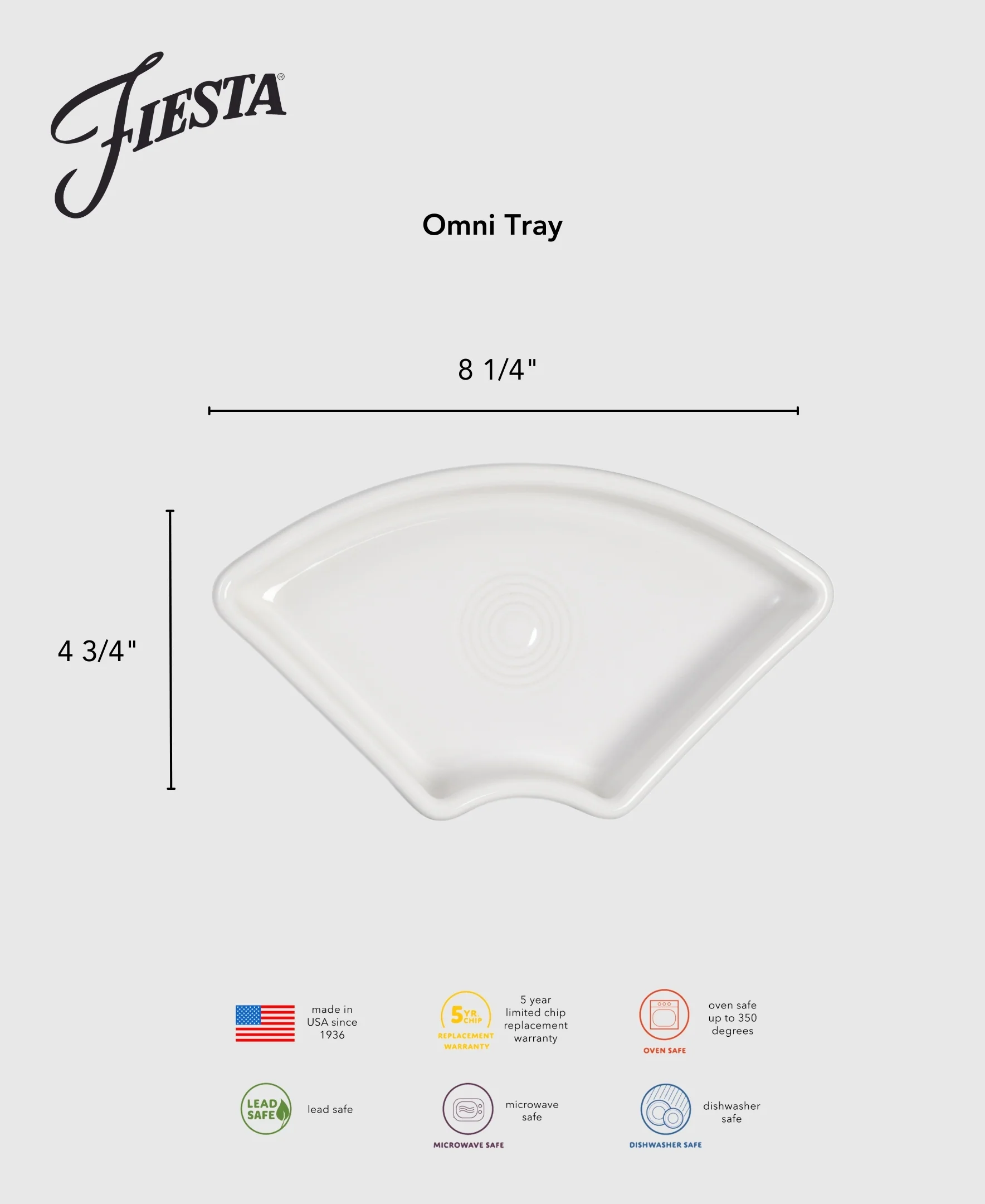 Vibrant 5-Piece Mixed Colors Entertaining Set 8 1/5 Inch - Image 6