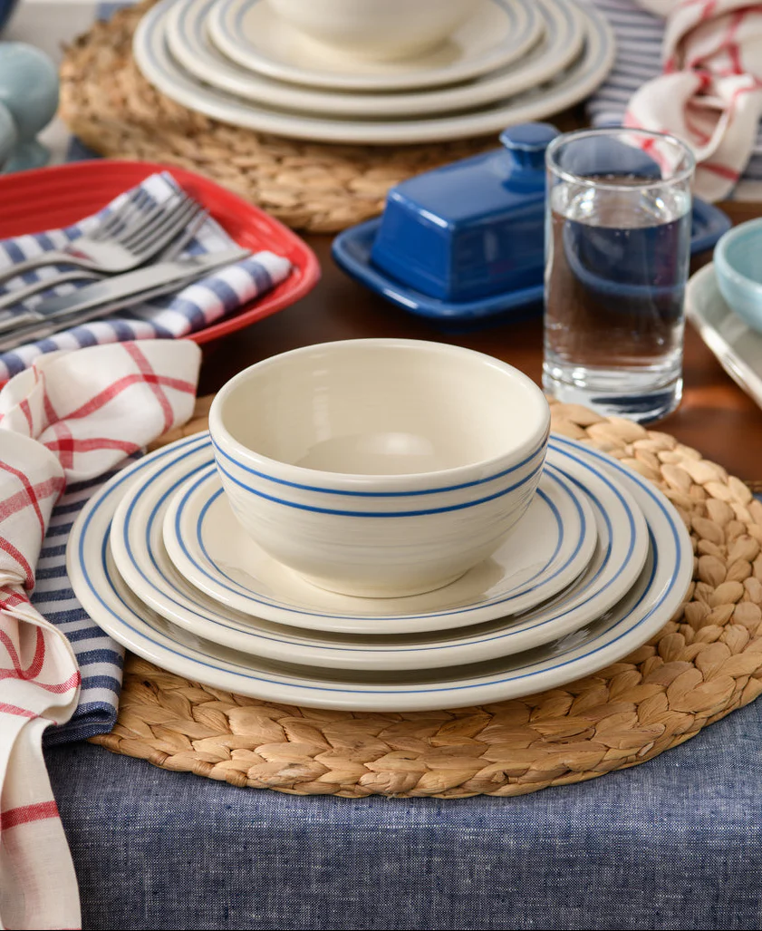 Americana Lapis Band Classic Bistro 3-Piece Place Setting, Service For 1 - Image 3