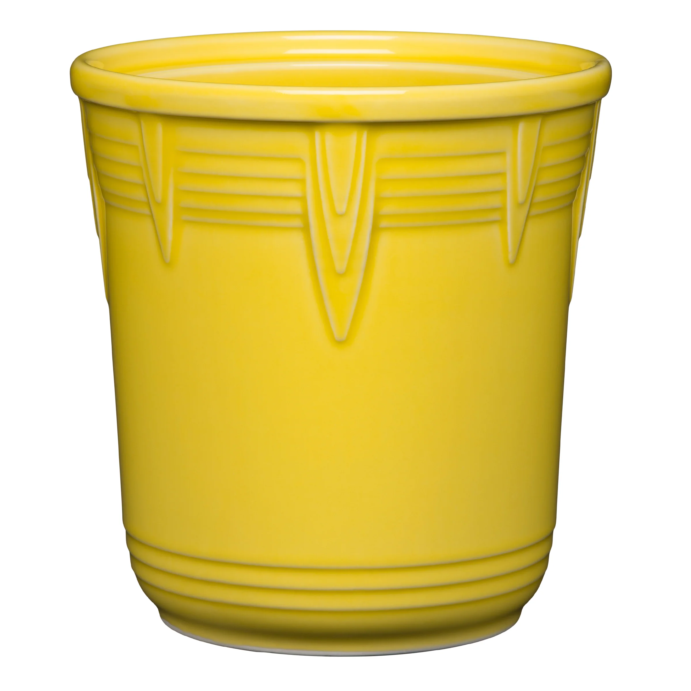 New Retired Fiesta 7 Inch Chevron Utensil Crock - Image 4