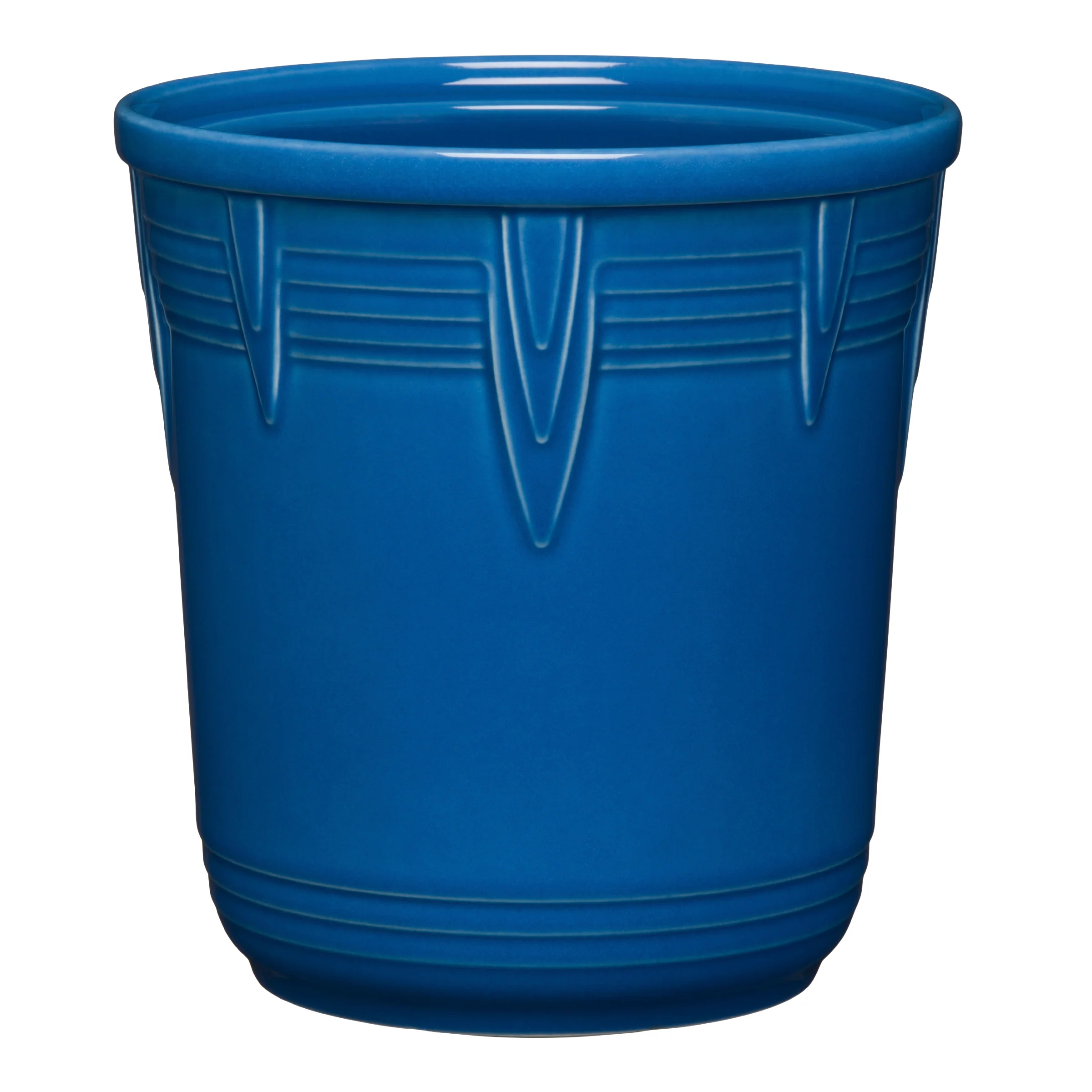 New Retired Fiesta 7 Inch Chevron Utensil Crock - Image 6