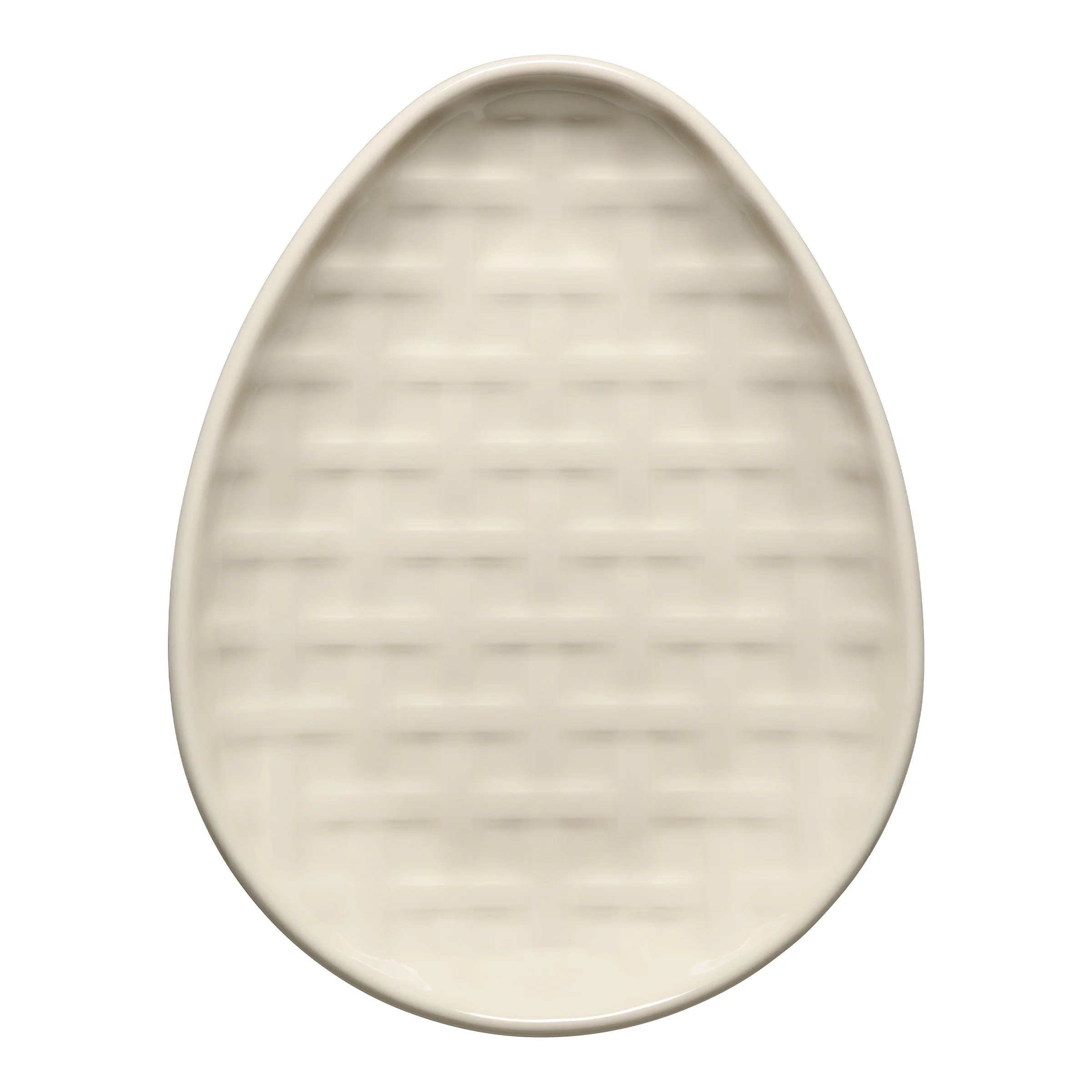 New Retired Embossed Egg Shaped Plate 10 Inch - Image 5