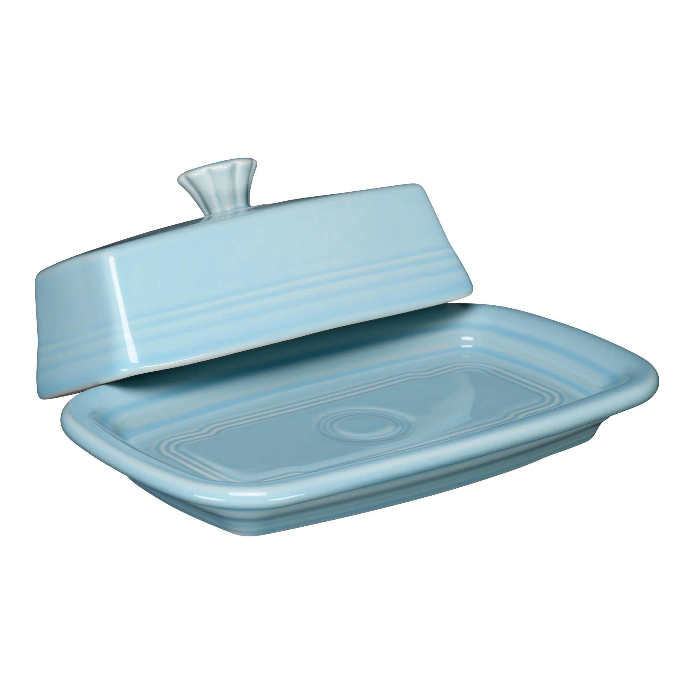 Extra Large Covered Butter Dish 8 1/8 Inch x 5 1/8 Inch - Image 5