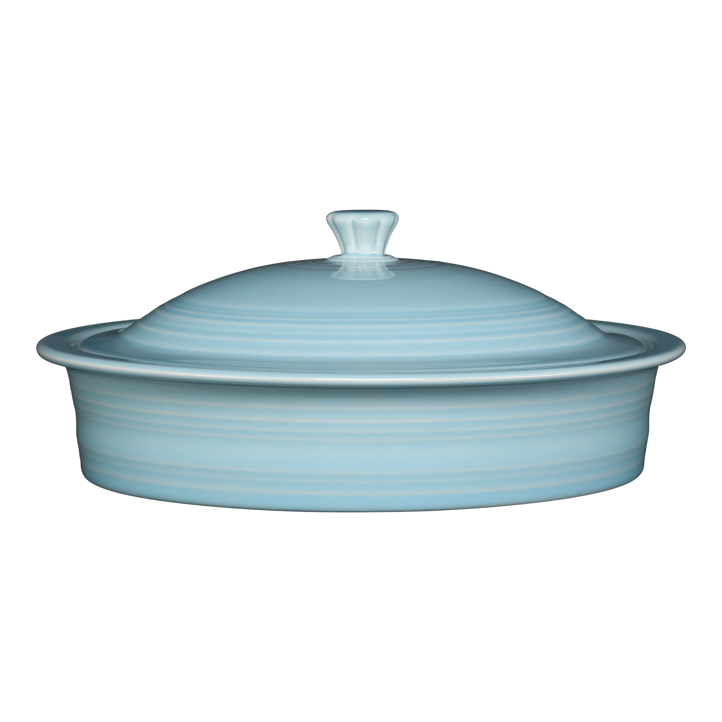 Small 10 Inch Round Covered Casserole 1.4 Quart - Image 3
